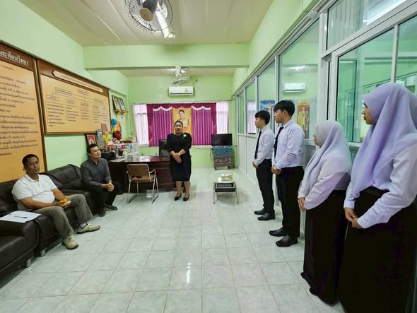 ร่วมนิเทศการสอนของนักศึกษา ประจำภาคเรียนที่ 2 ปีการศึกษา 2568
